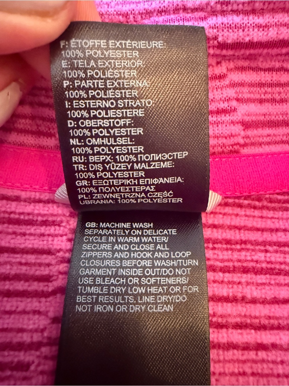 The North Face Women's Pink Textured Quarter-Zip Pullover - Picture 12 of 14